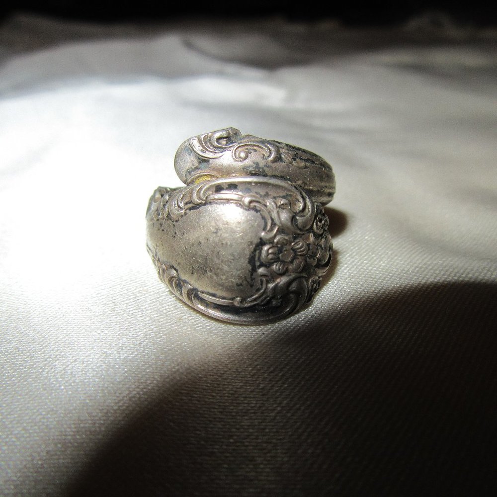STERLING SILVER RING/GORHAM/MELROSE/SPOON/OLD!